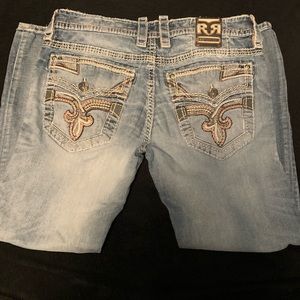 Men’s Rock Revival Jeans bootcut 36x31! Prestige condition